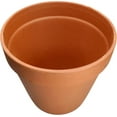 thumbnail image 4 of Set Of 2 Terracotta Flower Pots - 17 Cm - With Rim - For Indoors And Garden, 4 of 5