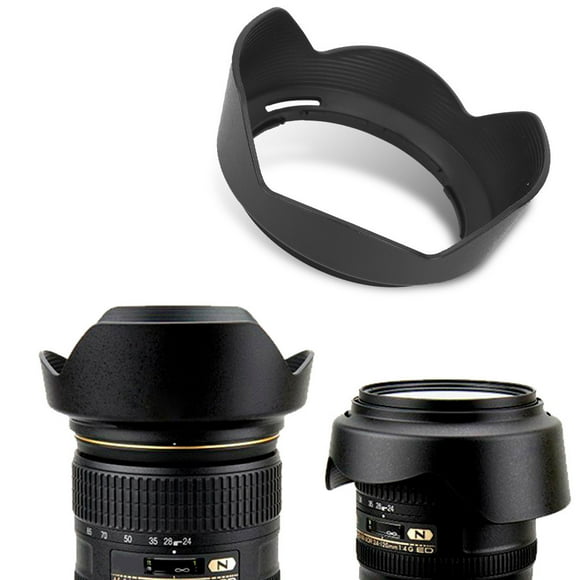 HB53 Black Plastic Lens Hood Mount for  AF S 24 120mm F 4G ED VR Lenses