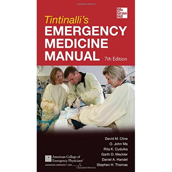 Pre-Owned Tintinalli's Emergency Medicine Manual, 9780071781848, 0071781846, Paperback, 7 edition