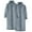 Gray, variant on Sentmoon 2 Pieces Rain Jacket Women Waterproof with Hood Long Sleeve Women's Raincoats Solid Color Lightweight Button up Rain Ponchos for Travel, Hiking & Daily Use Free Size