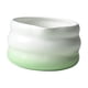 thumbnail image 3 of Cuenco de cerámica para té matcha, vajilla tradicional de porcelana para sala de estar. Gradiente verde, 3 of 9