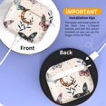 thumbnail image 3 of Linda Funda Compatible Con Airpods De 4Ta Generación 2024 A Prueba De Golpes Para Mujeres Y Niñas Con Linda Hebilla Redonda Dorada - Diseño Protector Anticaídas (Boho Cute Butterfly Moon), 3 of 5