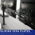 thumbnail image 5 of VIVO Heavy Duty Flush to Wall Triple Monitor Desk Mount, 3 Screens up to 27", 5 of 9