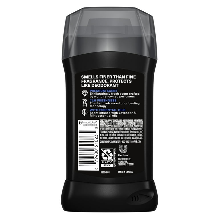 AXE デオドラントスティック BLUE LAVENDER 85g Axe Fine Fragrance Collection Men's Deodorant Stick, Blue