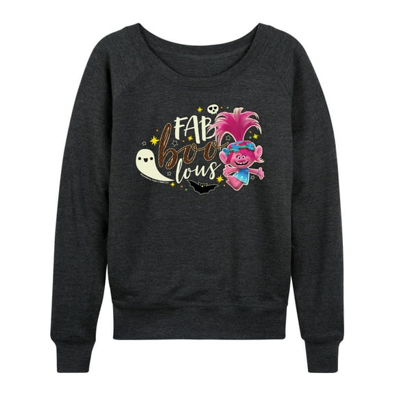 Trolls Movie - Halloween - FabBOOlous - Poppy - Women's Lightweight French Terry Long Sleeve Shirt