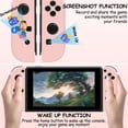 thumbnail image 2 of Controlador inalámbrico Nintendo switch, compatible con doble vibración / control de movimiento / captura de pantalla / despertador (rosa), 2 of 8