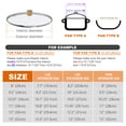thumbnail image 6 of Tempered Glass Lid for Frying Pans and Pots, 11" Versatile Round Replacement Lid for 11 inch Skillets, Wooden Knob - Dishwasher Safe, 6 of 9