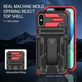 thumbnail image 5 of For iPhone X / XS Case with Belt Clip Holster, Heavy Duty Military Grade Drop Protective, 360掳 Rotating Kickstand Shockproof TPU Shell Durable Rugged Cover For iPhone X / XS, Pink, 5 of 15
