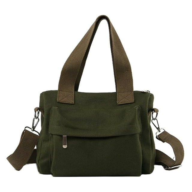 Sac Fourre-Tout pour Femmes Mode Décontractée en Toile Sac à Poignée Supérieure Sac Bandoulière Sac d'Épaule