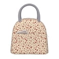 thumbnail image 1 of Fotbe Red Wine Bolsa de Almuerzo con Estampado, Lonchera Aislada, Contenedor de Comida Reutilizable Tipo Cooler a Prueba de Fugas, 1 of 6