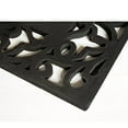 thumbnail image 3 of Nedia Home Acanthus Border with Rubber/Coir Doormat, 22 by 36-Inch, Monogrammed V, 3 of 5