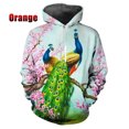 thumbnail image 3 of Sudadera con capucha hermosa de pavo real para hombre, suéteres para hombre, sudaderas con capucha con estampado 3D de animales del zoológico Maurya, ropa para mujer, moda Harajuku, sudadera con capuc, 3 of 5