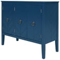 thumbnail image 4 of Storage Cabinet Wooden Cabinet with Adjustable Shelf Navy Blue, 4 of 5