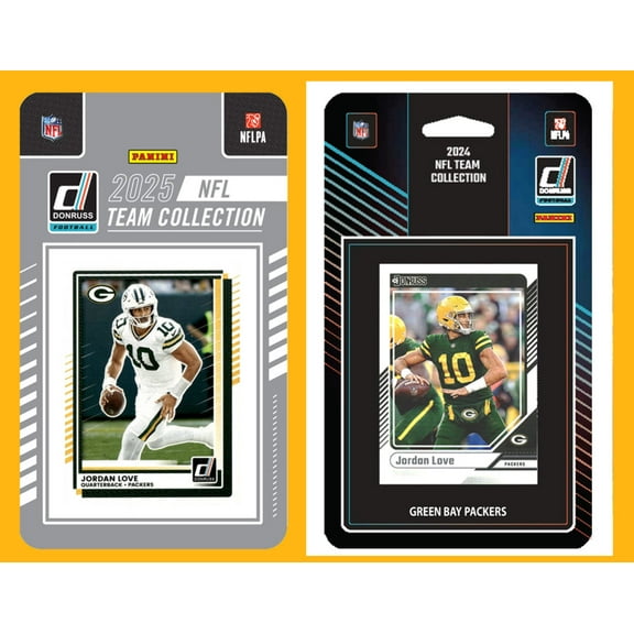2025 2024 Donruss 2 Factory Sealed Team Sets Green Bay Packers Love