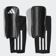 adidas Unisex-Adult Tiro Soft Ground League Shin Guards, Black/White/Iron Metallic, Large