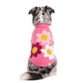 thumbnail image 4 of Oodles Fabulous Flowers Fall Turtleneck Dog Sweater, Pink, Large, 4 of 9