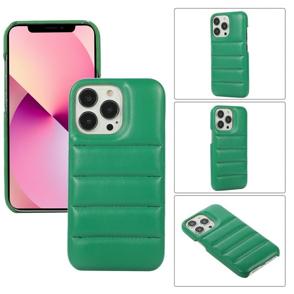 iPhone XS/X Case 5.8 Inch - TECH CIRCLE [Down Coat Series] Stylish Cute Case Slim Fit Lightweight Protective Portable Carrying Case Cover for Girls Women Men (Green)