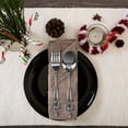 thumbnail image 5 of SENIURIS Skeleton Silverware Set, Personality Skull Stainless Steel Unique Design Spoon Fork for Halloween Easter and Christmas. (Mermaid ), 5 of 6