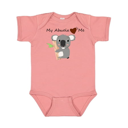 

Inktastic Koala (abuela loves me) Gift Baby Boy or Baby Girl Bodysuit