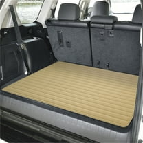 FH Group, Cargo Liner 32" For Truck SUV Faux Leather Heavy Duty Stripe Design Beige
