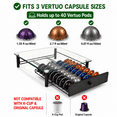 thumbnail image 4 of Eastsign Glass Coffee Pod Drawer for Nespresso Vertuo, 40-Capsule, Black, 4 of 8