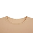 thumbnail image 5 of KuriozudMale Solid Color  Neck Short Sleeve Shirt Shorts with Pocket, 5 of 5