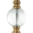 thumbnail image 5 of DecMode 25" Stacked Orbs Clear Table Lamp with White Linen Shade, 5 of 9