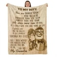 thumbnail image 1 of LHSHID Birthday Gifts for Wife to My Wife Throw Blanket Women Christmas Wedding Anniversary Valentine Romantic Gifts for Her Wife Birthday Gift Ideas 30"x40", 1 of 7