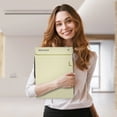 thumbnail image 4 of HonestMatter Clipboard with Storage, Leather Writing Board for Documents, Pen Holder Clipboard for Meetings and Interviews, Pink, 4 of 7