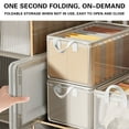 thumbnail image 3 of Miogawg Wardrobe Clothes Organizer, Drawer Organizer For Clothing, Zipper Clothing Storage Bag, Clear Organizer With Reinforced Handles, Mesh Separation Box For Thin Jeans, Trousers, T-Shirts, Skirts, 3 of 9
