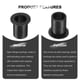 thumbnail image 4 of 12 piezas de bujes de manguito con brida de plástico ID 13mm x OD 16.1mm x Longitud 22.1mm Bujes de nylon, negro, 4 of 6