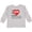 AC-Heather Grey, variant on I Love My Grandpa Boys or Girls Long Sleeve Toddler T-Shirt