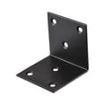 thumbnail image 5 of Unique Bargains Support d'Angle en Forme de L 50x50x50mm Noir 4 Pack, 5 of 5