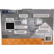 Sunforce Weather Resistant Triple Head Solar Motion Activated Light, 180 LED, 1500 Lumens, 0.79 lbs