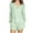 Green, variant on Tnhcen Women's Casual Fashion Print Pajamas Set Button Long Sleeves Top Shorts With Pocket Nightwear Homewear Set S-L