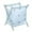 A, variant on Xuniizn Laundry Basket, Collapsible Laundry Hamper & Large Storage Bin - Foldable Laundry Baskets with Handles, Space-Saving Laundry Hamper for Home, Dorm, Office, Cloth, Sky Bule
