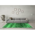 thumbnail image 3 of Ahgly Company Indoor Rectangle Oriental Green Industrial Area Rugs, 5' x 8', 3 of 4