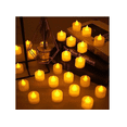thumbnail image 4 of 50pzs Velas Led Ligeras Electrónicas Fiestas Boda Decoración Xtellar amarillo, 4 of 4
