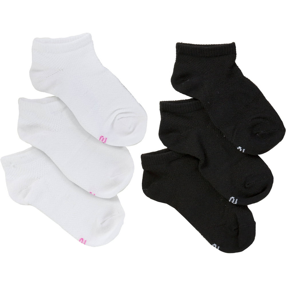 Danskin Now - Girls' Noshow Arch Support Socks 6 Pack - Walmart.com ...