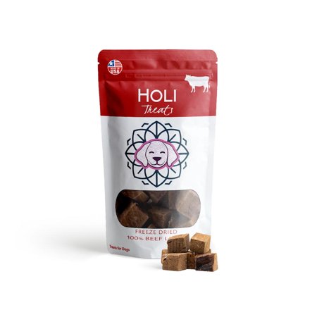 UPC: 0850020648054 | HOLI – Beef Liver Freeze Dried Single Ingredient Dog Treats – Made in USA Only – 100% All Natural