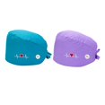 thumbnail image 1 of Gorro de Trabajo Zulema 2 Piezas con Estampado de electrocardiograma, 1 of 7