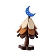 thumbnail image 2 of Posavasos de madera con forma de árbol, salvamanteles de madera con soporte, plegables, decoración creativa para el hogar luna azul, 2 of 9