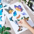 thumbnail image 3 of 3 Style Vinyl Car Stickers Butterfly PVC Waterproof Bumper Self-Adhesive 3D Decals Removable for Automotive Motorcycle Helmet Luggage Window Wall Room Dorm Home Bathroom Decor, 3 of 6