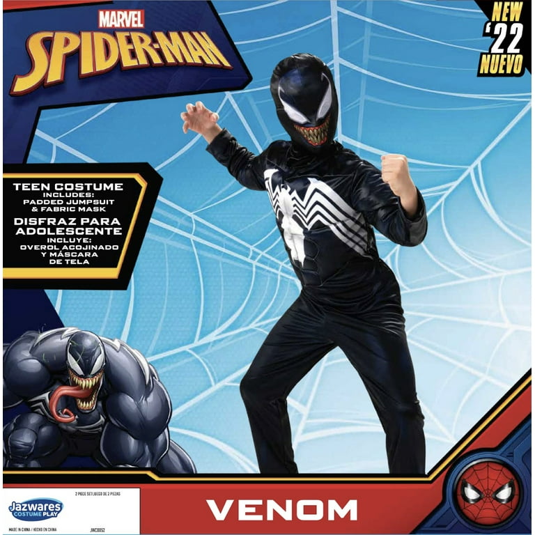 Marvel's Venom Teen Halloween Costume Size OS. Ages 8+ 