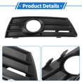 thumbnail image 4 of Unique Bargains 1 Pc Fog Light Grill for Volkswagen Passat 2008-2012 ABS Black Front Right Front Lower Bumper Fog Light Cover Inserts, 4 of 7