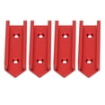 thumbnail image 2 of 4Pcs T Track Connector Aluminium Alloy 100mm Length 30mm Width Unviersal for Woodworking, 2 of 7