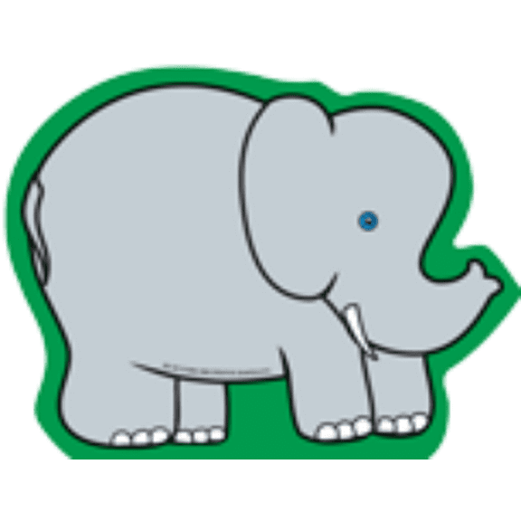 SHAPES ETC. Mini Notepad - Elephant