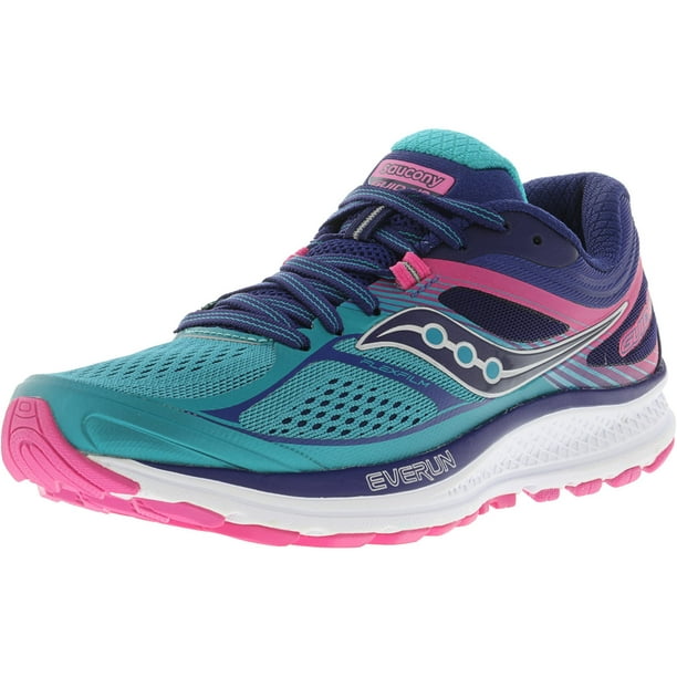 Saucony - Saucony Women's Guide 10 Teal / Navy Pink Ankle-High Running ...