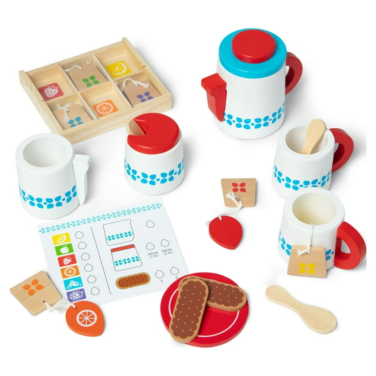Melissa and doug tea set metal sales