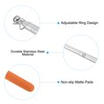 thumbnail image 4 of Unique Bargains 1.6M/5.2ft Telescopic Handheld Flagpoles, 3Pcs Teachers Pointer Stick Orange, 4 of 7